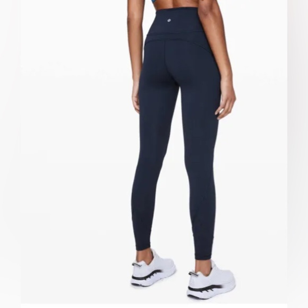 Navy Lululemon In Movement 7/8 Legging
